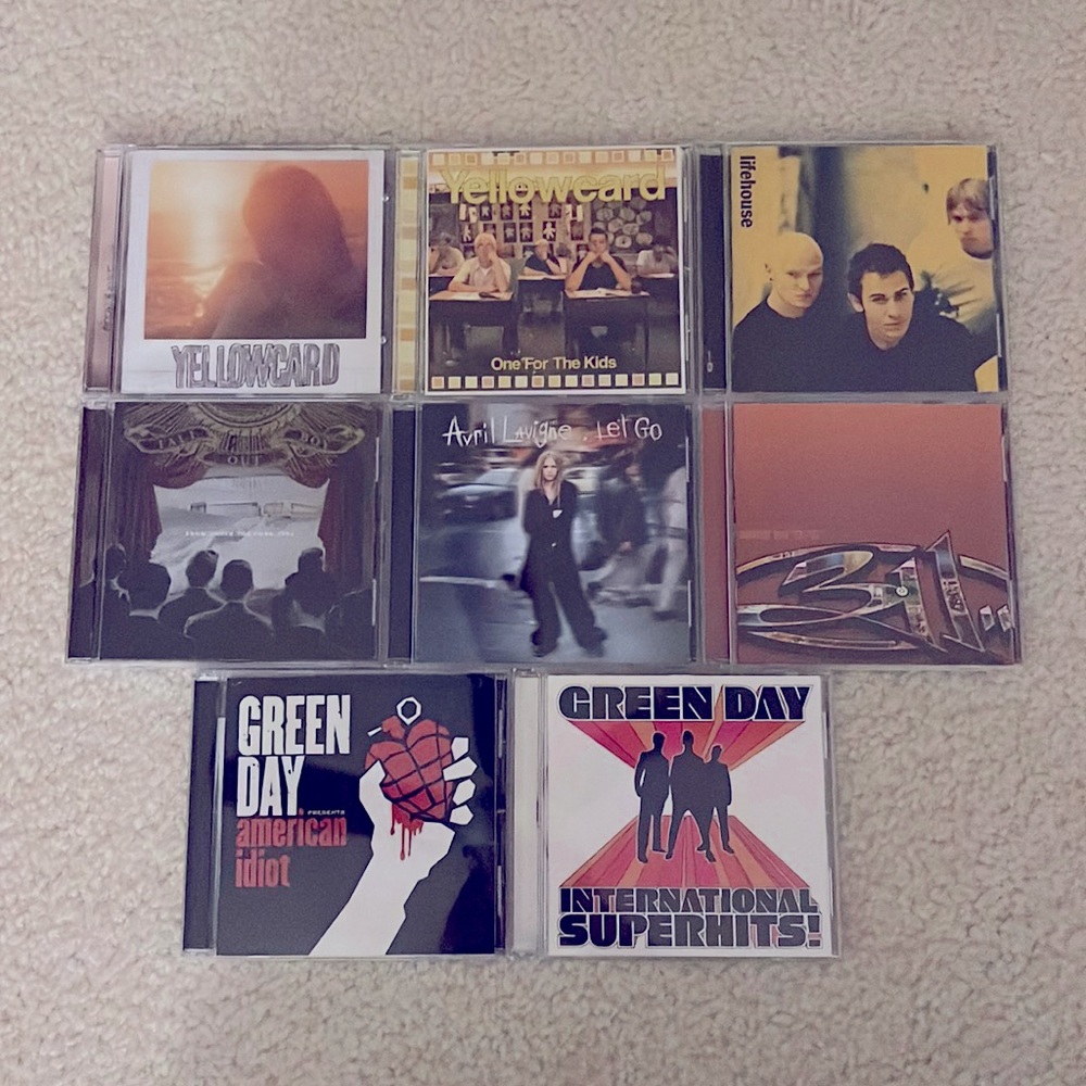 2000’s CD set: Green Day, Fall Out Boy, Yellowcard, Lifehouse, 311, Avril